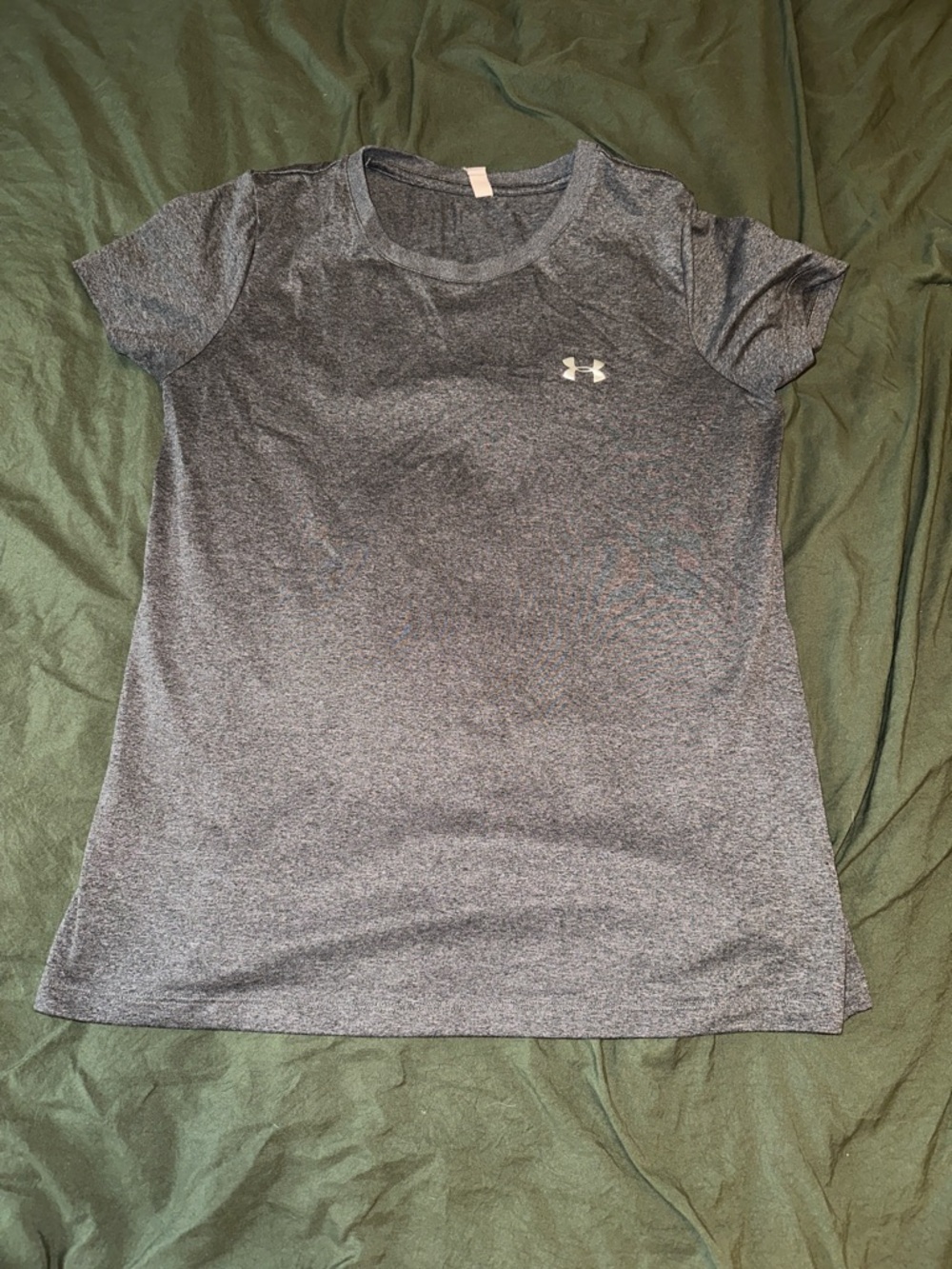 Under Armour Women's Gray Heathered Short Sleeve Training Tee